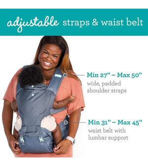 Infantino Baby Carrier Grey Birth to 48 Months | The Mom Store - Baby Carrier