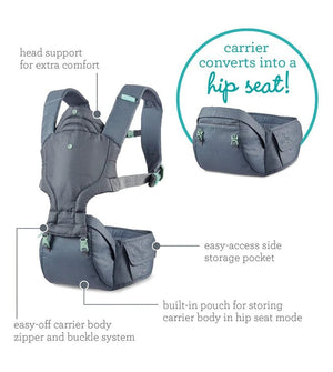 Infantino Baby Carrier Grey Birth to 48 Months | The Mom Store - Baby Carrier
