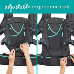 Infantino Baby Carrier Grey Black Birth to 48 Months | The Mom Store - Baby Carrier
