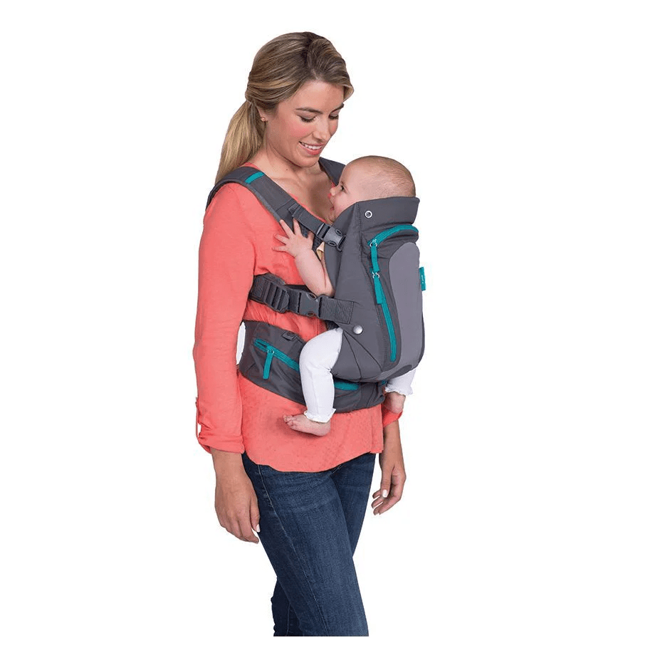 Infantino Carry On Multi - Pocket Carrier Grey & Black - 5333