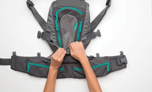 Infantino Carry On Multi - Pocket Carrier Grey & Black - 5333