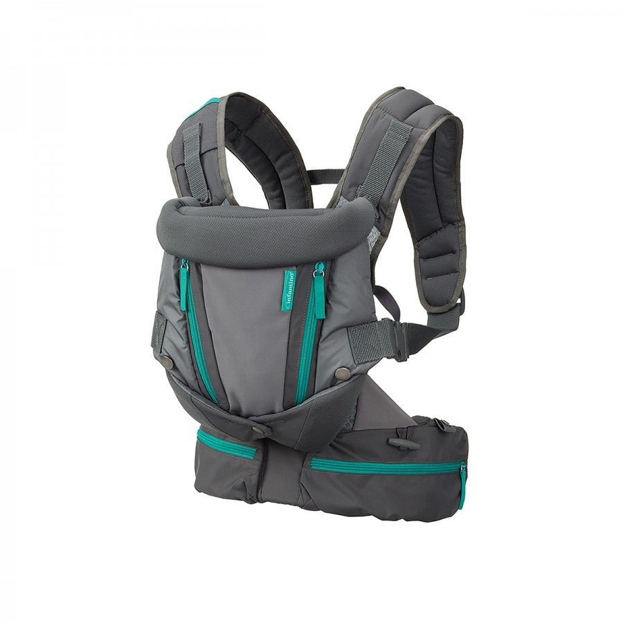Infantino Carry On Multi - Pocket Carrier Grey & Black - 5333