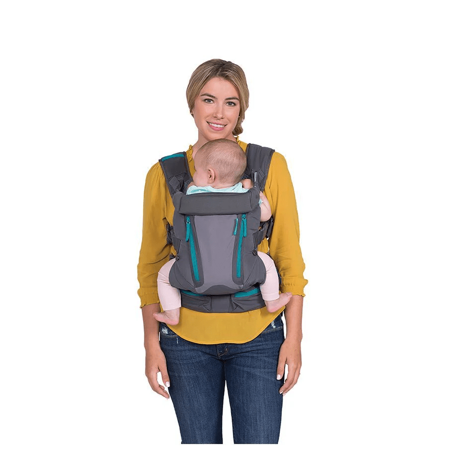 Infantino Carry On Multi - Pocket Carrier Grey & Black - 5333