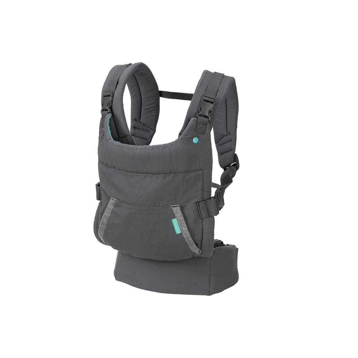 Infantino Cuddle Up Ergonomic Hoodie Carrier (2 - way) Grey - 300192