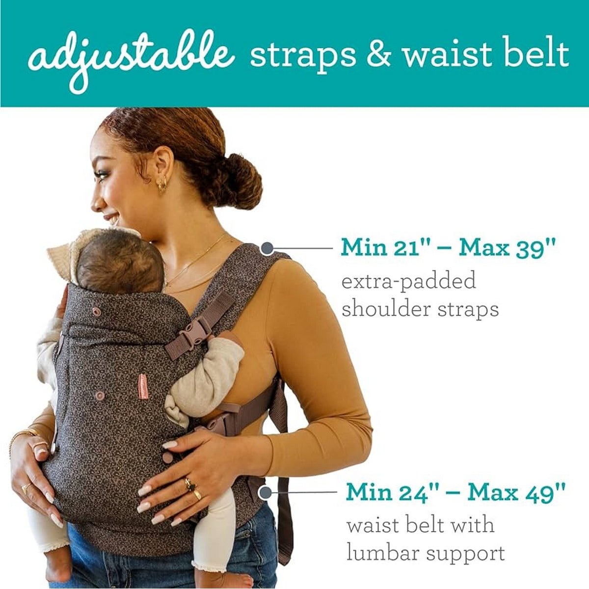 Infantino Flip 4 - In - 1 Convertible Carrier Leopard - 300115