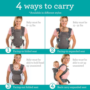 Infantino Flip 4 - In - 1 Convertible Carrier Leopard - 300115