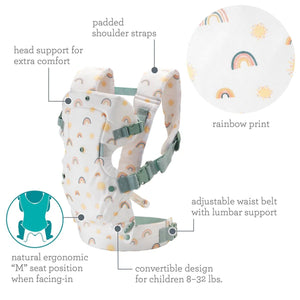 Infantino Flip 4 - In - 1 Convertible Carrier Rainbow - 300117