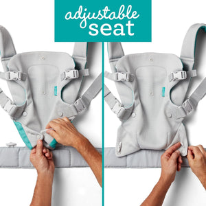 Infantino Flip 4 - in - 1 Light & Airy Convertible Carrier Dark Grey - 300126