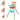 Infantino Grow - With - Me 4 - in - 1 Convertible Hight Chair Fox - 203008