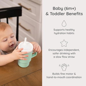 Infantino My 1st Tumbler Sipper 6M to 48M - Cool Mint Tumbler