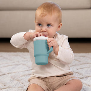 Infantino My 1st Tumbler Sipper 6M to 48M - Moody Blue Tumbler