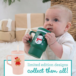 Infantino My 1st Tumbler Sipper 6M to 48M | The Mom Store - Green Snowmans Tumbler