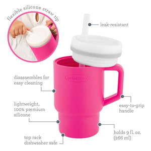 Infantino My 1st Tumbler Sipper 6M to 48M | The Mom Store - Bubble Gum Tumbler