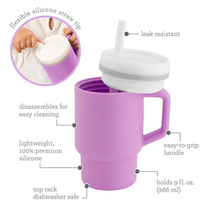 Infantino My 1st Tumbler Sipper Lilac 6M to 48M - 208027