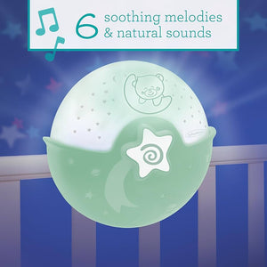 Infantino Soothing Light & Projector Sage Birth to 24 Months - Baby Sleep & Comfort