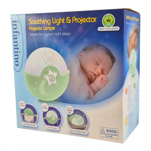 Infantino Soothing Light & Projector Sage Birth to 24 Months - Baby Sleep & Comfort