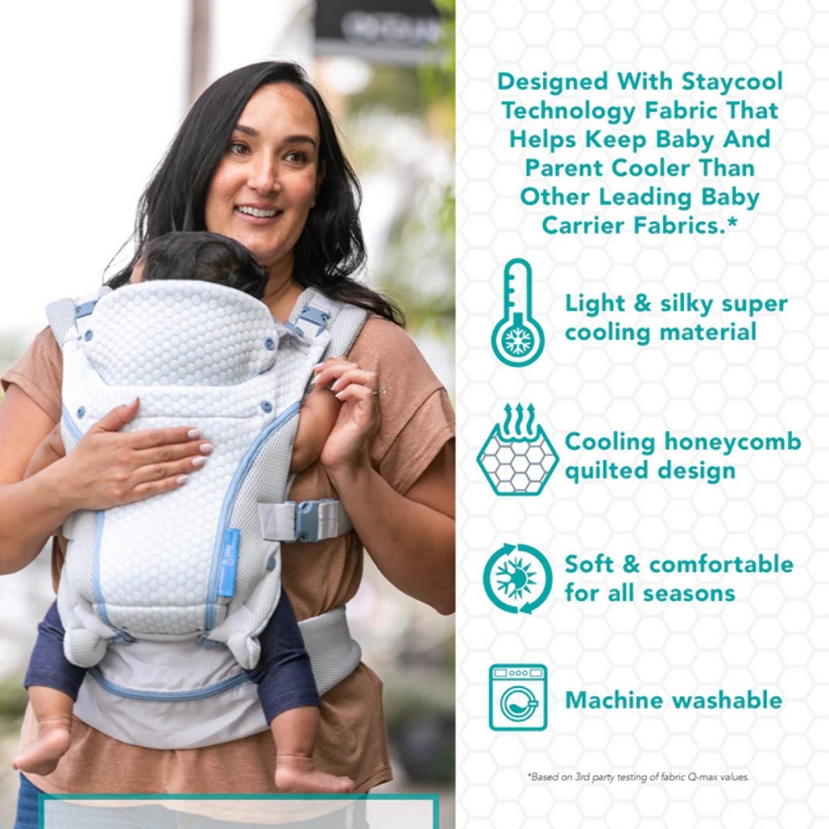 Infantino Stay Cool 4 - in - 1 convertible carrier White - 300091