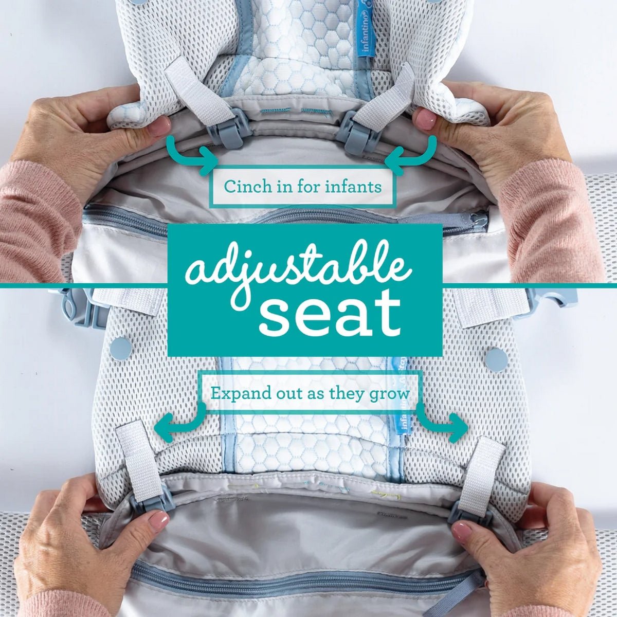 Infantino Stay Cool 4 - in - 1 convertible carrier White - 300091