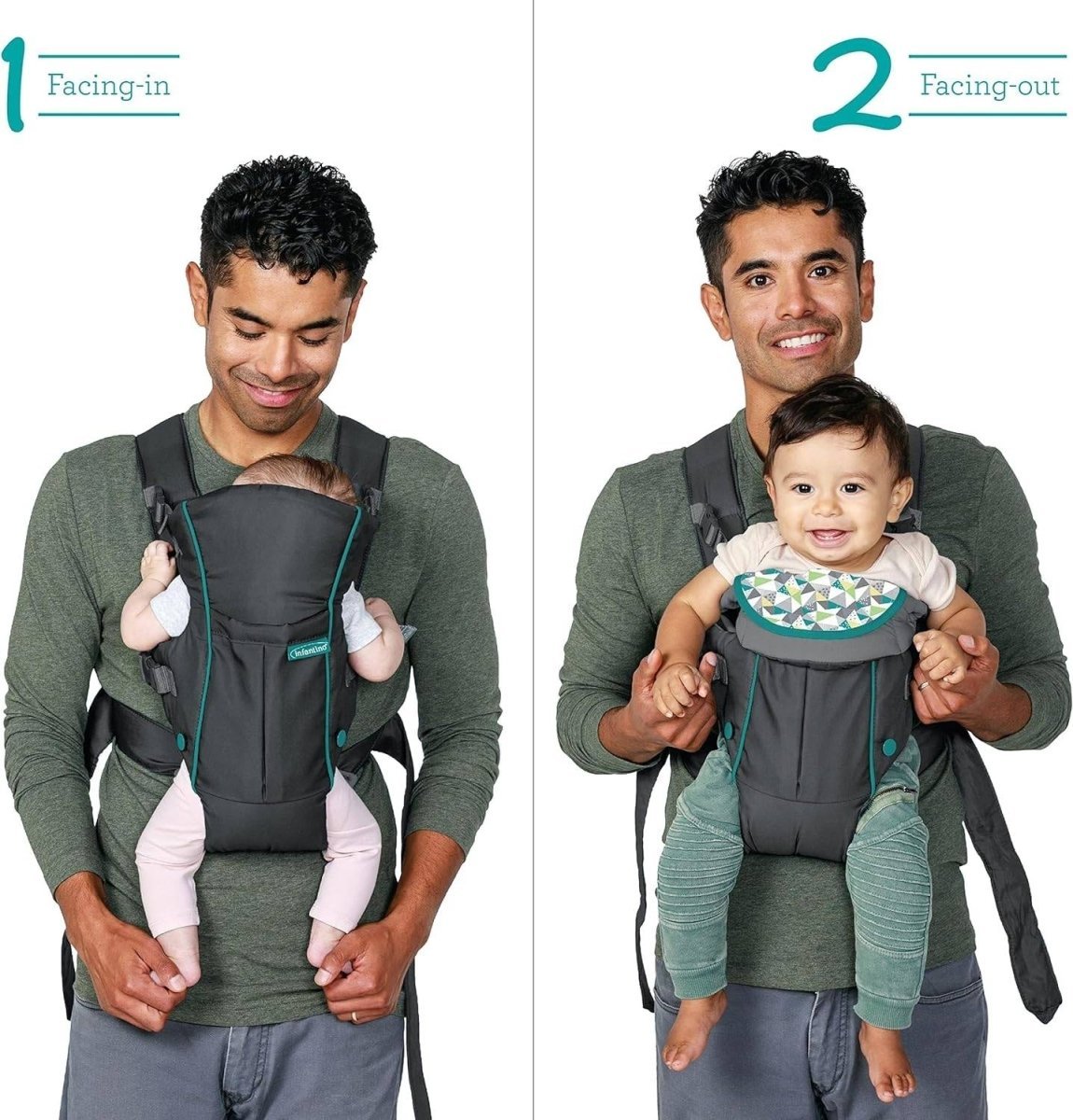 Infantino Swift Classic Carrier With Pocket Grey - 300105