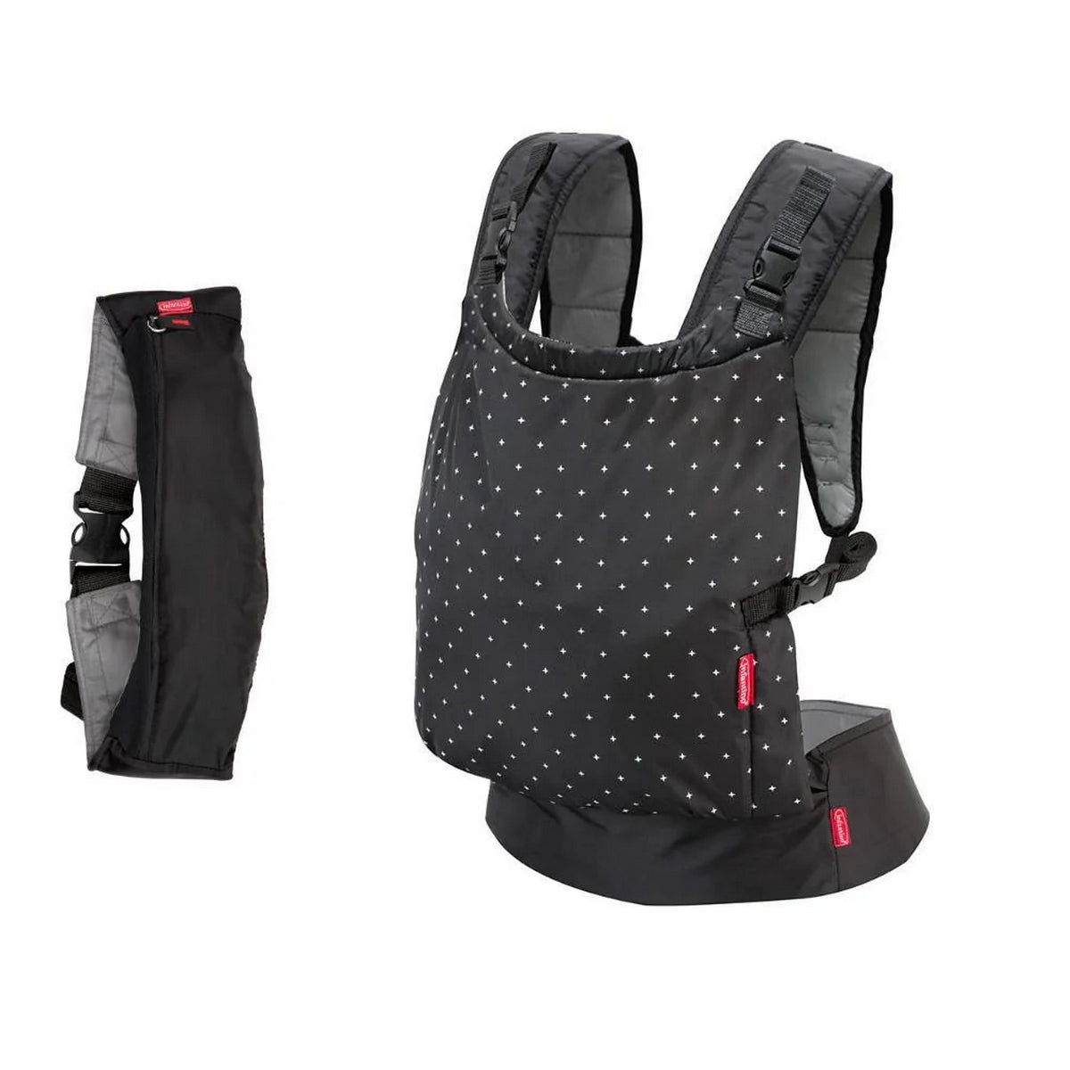 Infantino Zip Ergonomic Travel Carrier (2 - way) Black - 5308