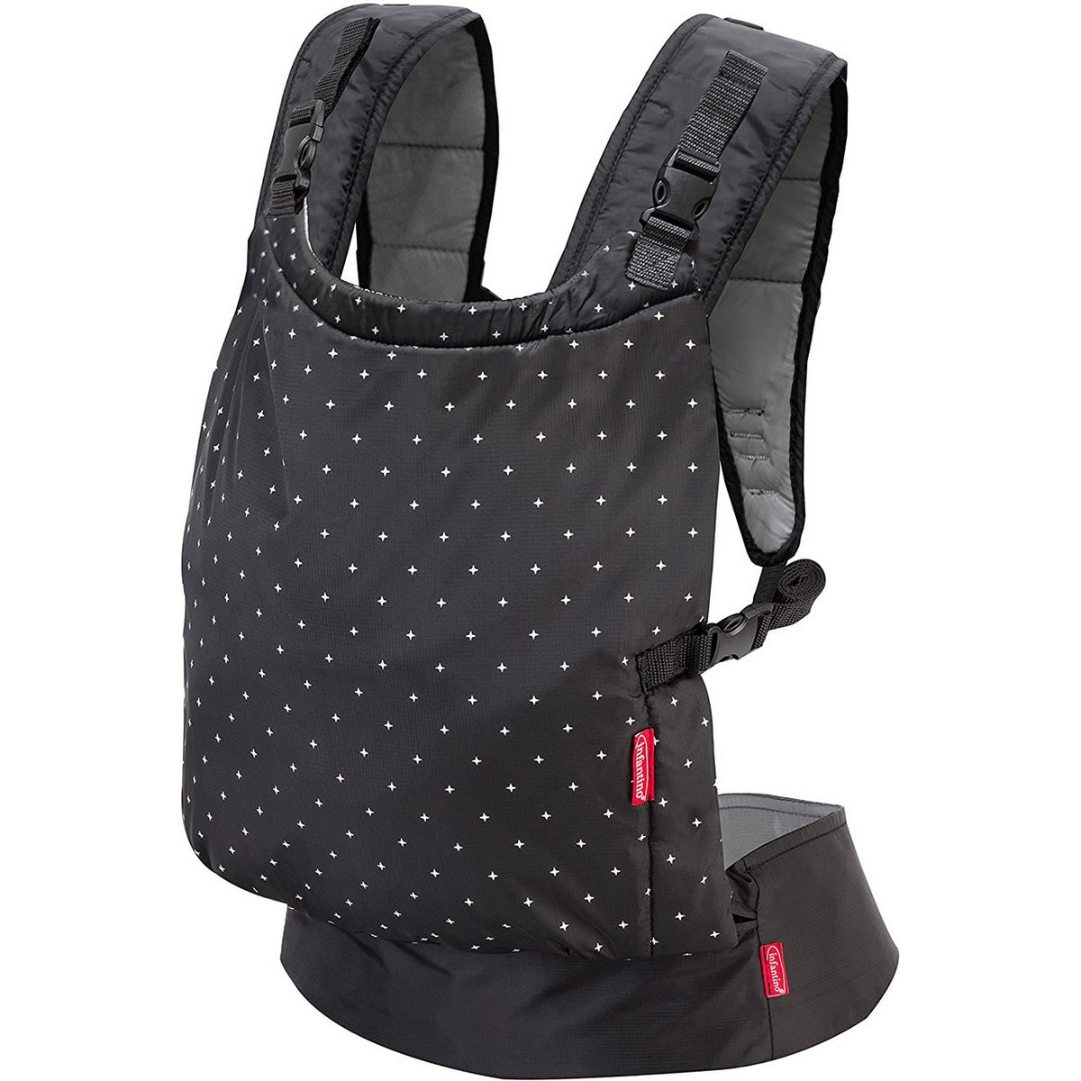 Infantino Zip Ergonomic Travel Carrier (2 - way) Black - 5308