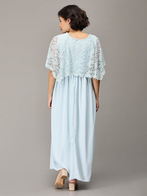 Infinity & Blue-Yond Maternity and Nursing Gown - DRS-LTBLCP-S