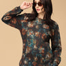 Ink - redible Waves Maternity and Nursing Sweatshirt - MNSWT - SD - IRDW - S