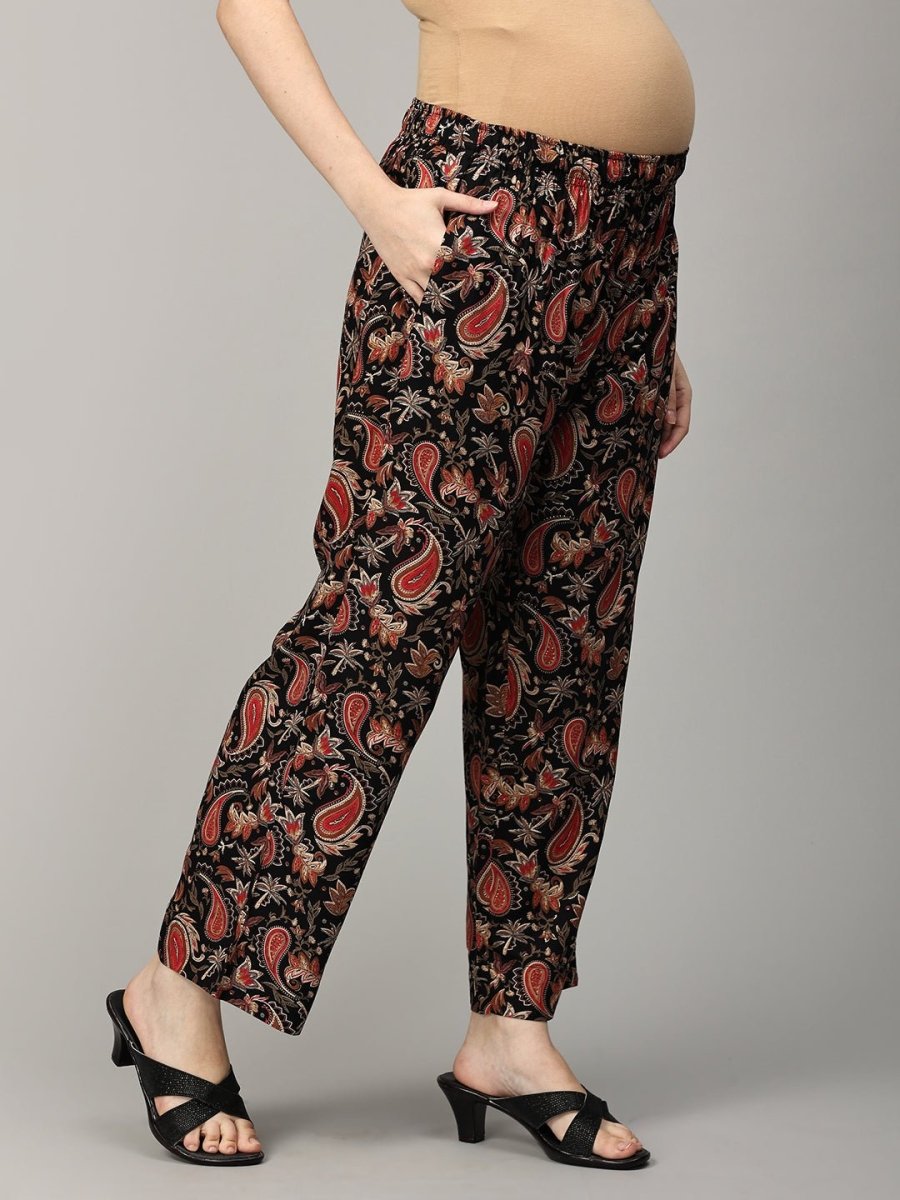 Inked Paisley Maternity and Nursing Co Ord Set - MEW-SK-INKPS-S