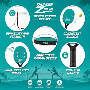 Innov8 Beach Tennis Net Set - Puzzles & Games