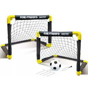 Innov8 Folding Double Mini Soccer Goal Set - Puzzles & Games