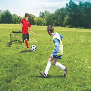 Innov8 Folding Double Mini Soccer Goal Set - Puzzles & Games
