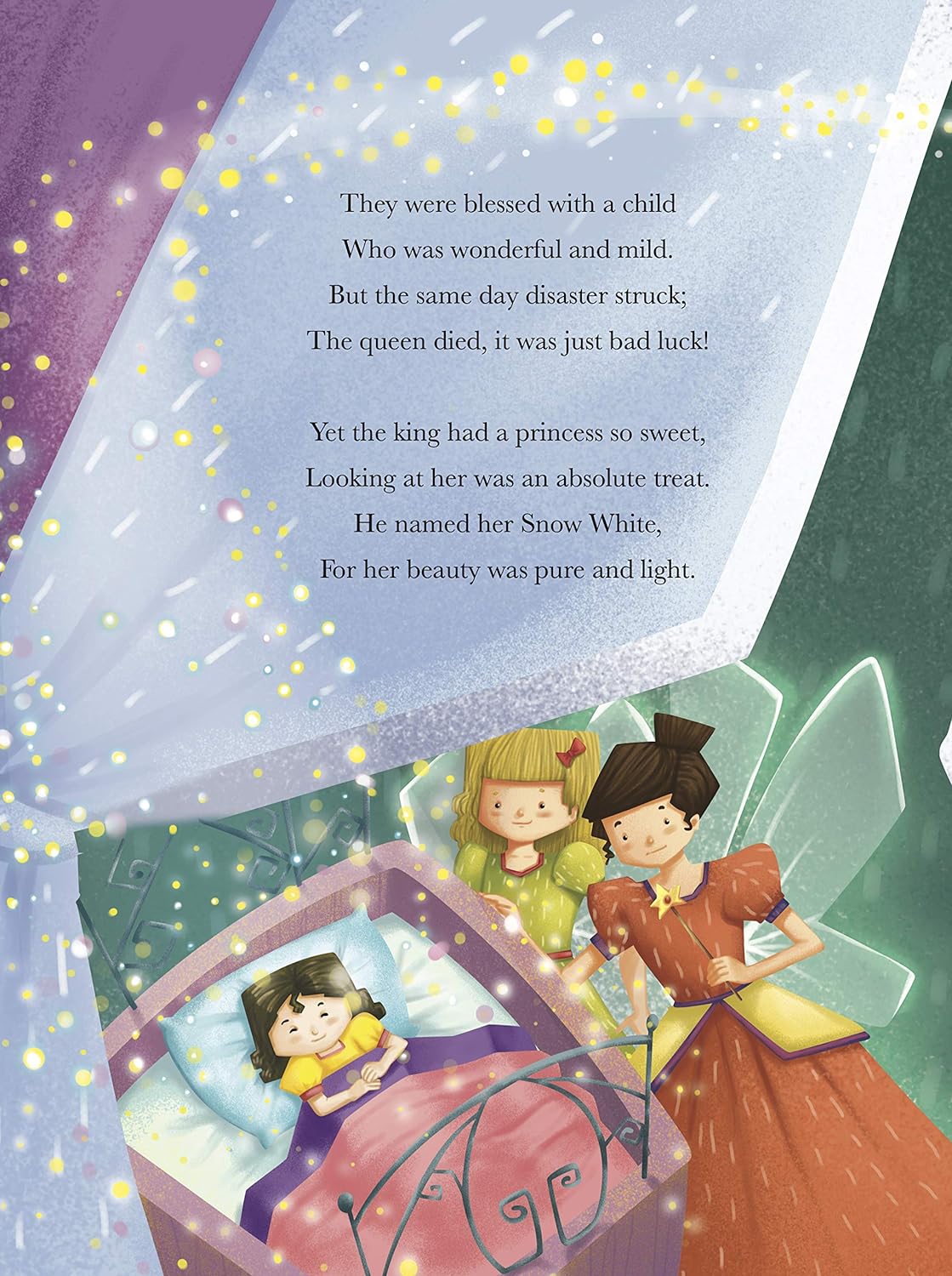 Om Books International Tales in Rhyme Snow White and the Seven Dwarfs