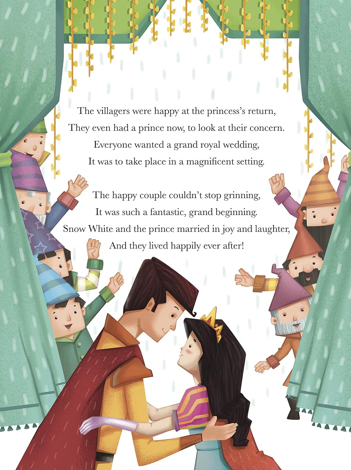 Om Books International Tales in Rhyme Snow White and the Seven Dwarfs