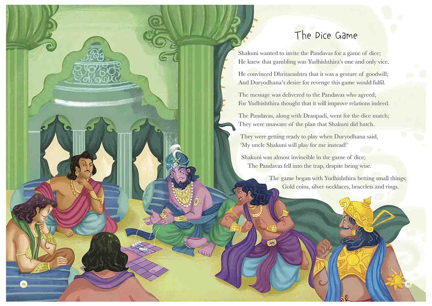 Om Books International The Mahabharata in Rhyme