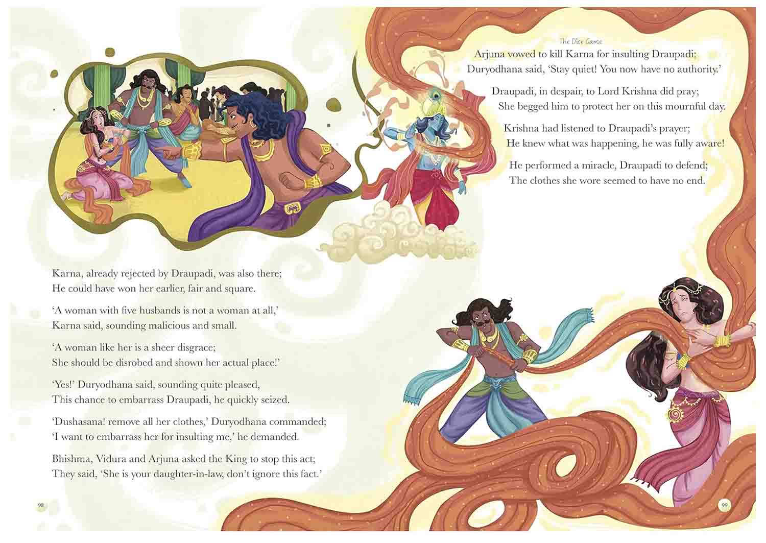 Om Books International The Mahabharata in Rhyme