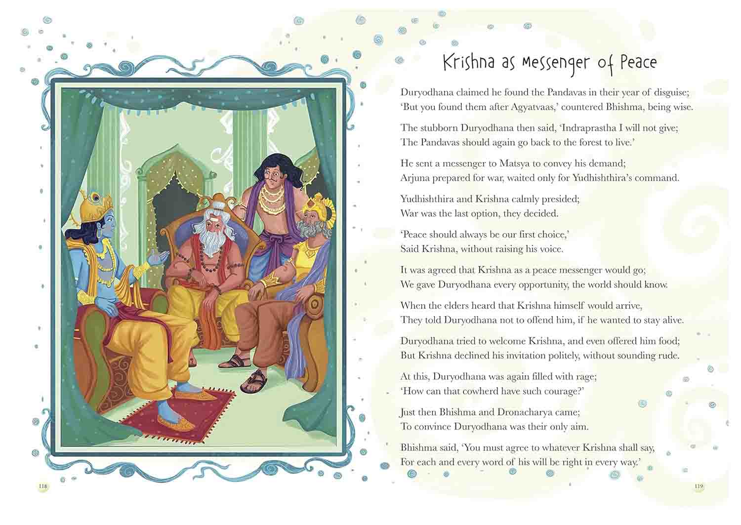 Om Books International The Mahabharata in Rhyme