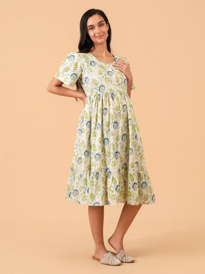 Ivory Belle Maternity and Nursing Dress - S Maternity Casual Dress