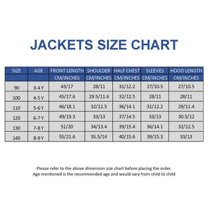 Ivory & Blue Bunny - Themed Quilted Hooded Winter Jacket for Kids - 4 - 5 Years Winter Wear