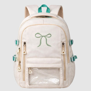 Ivory Bow Multi - Pocket School Backpack for Kids & Teens - Back To School