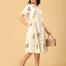 Ivory Éclat Khadi Women's Dress - S Women's Dress