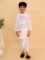 Ivory Elegance Dhoti Kurta Boys Set