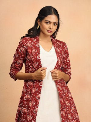 Ivory Infusion Women's Co Ord Set With Jacket - S Women's Co ord Set