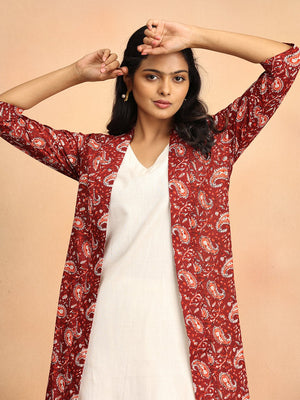 Ivory Infusion Women's Co Ord Set With Jacket - S Women's Co ord Set
