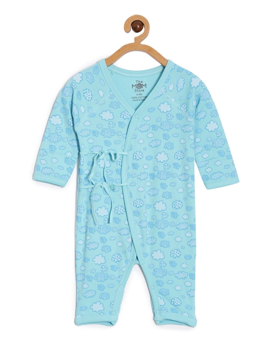 Jabla Infant Romper Combo Of 2 : Cloudy Celios- The Sun Crown - ROM2-SS-CCTS-PM