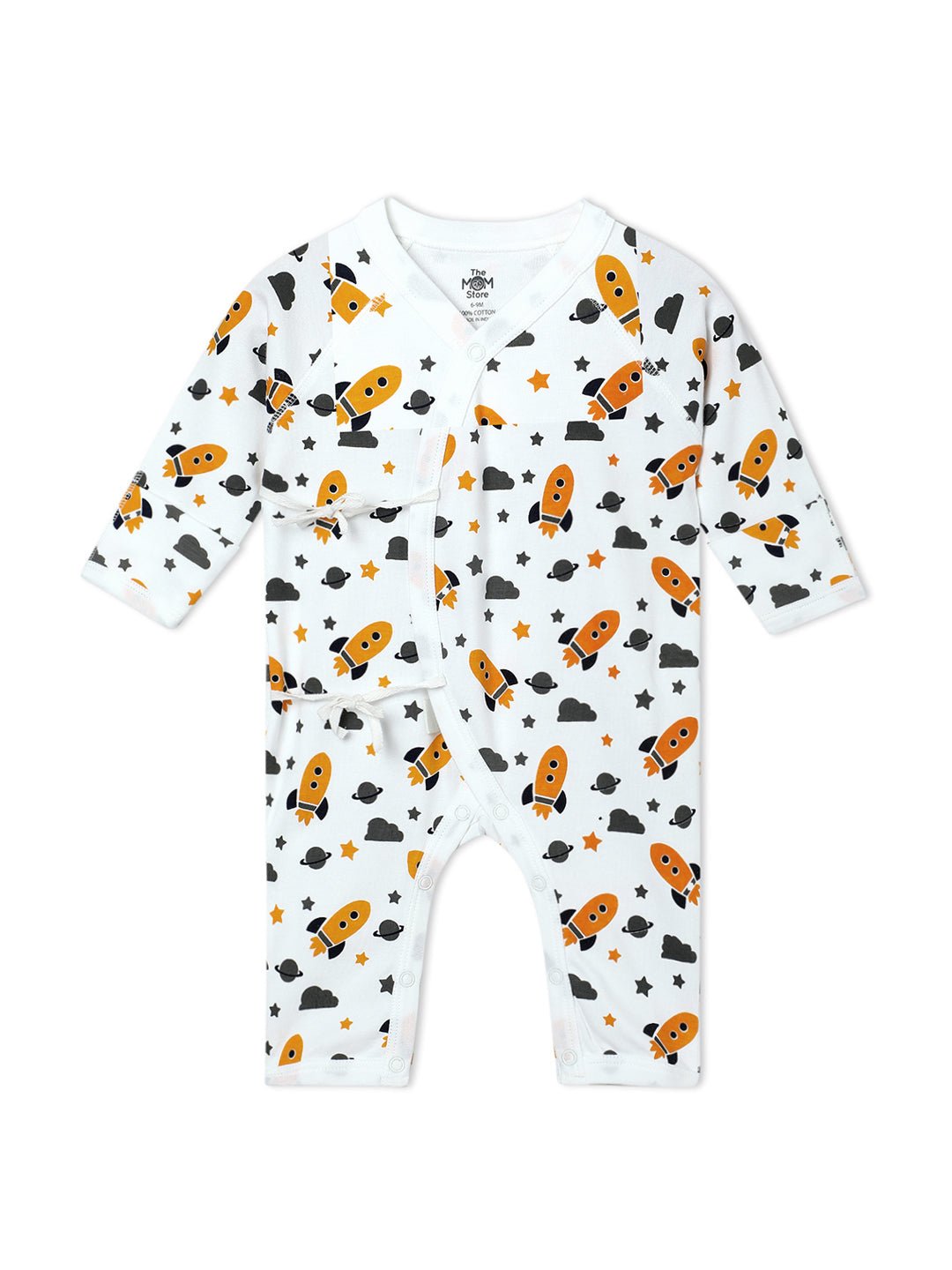 Jabla Style Infant Romper Combo of 3-Planet World-Submarine Ride-Tour to the Space