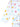 Jabla Infant Romper Combo Of 3: Rainbow Dazzler-Hearts And Fluffs-Triangles