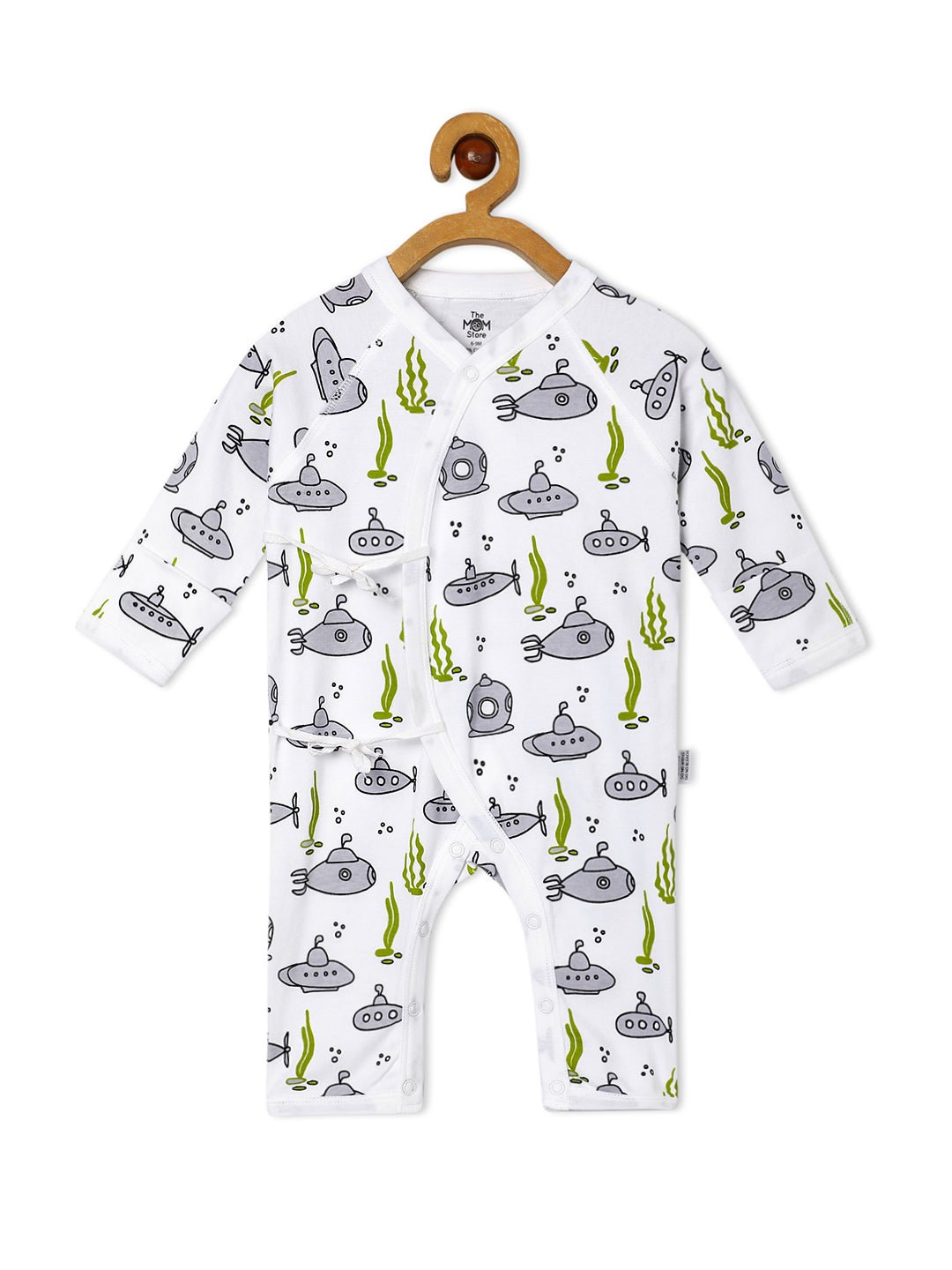 Jabla Style Infant Romper Combo of 2-Fishy Fish-Submarine Ride