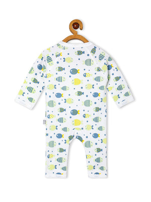 Jabla Style Infant Romper Combo of 2-Fishy Fish-Submarine Ride