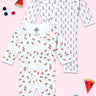 Jabla Style Infant Romper Combo Of 2: Fresh Slice For The Day - I Pine For You - ROM2 - SS - FSIP - PM