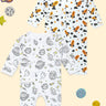 Jabla Style Infant Romper Combo of 2-Planet World-Tour to the Space